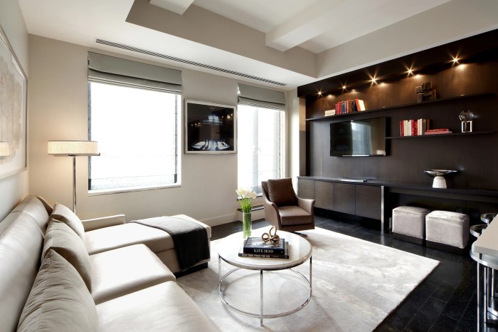 Room living spacious modern interiors clean interior design house rooms ideas apartment livingroom kitchen area open visualizer anh thi ly