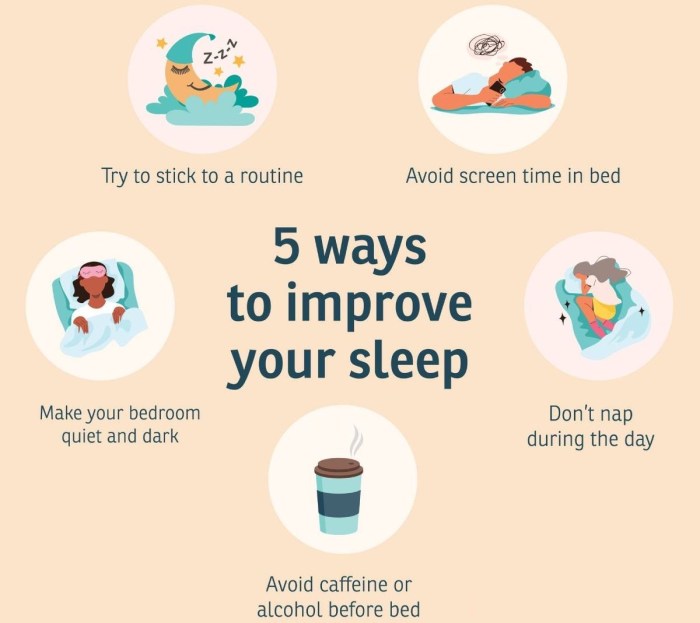 Sleep better get regular