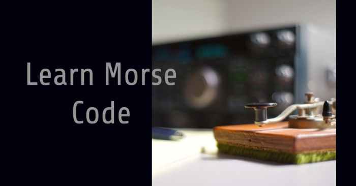 How to Learn Morse Code in 1 Week