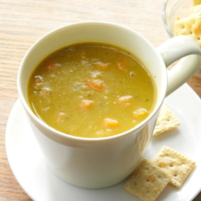 Soup pea split vegetable hearty recipes recipe taste