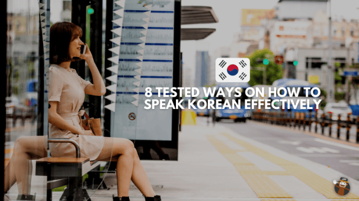 How to Speak Korean Fluently