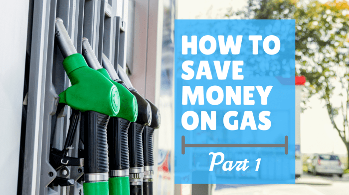 Gas saving money Gas saving money