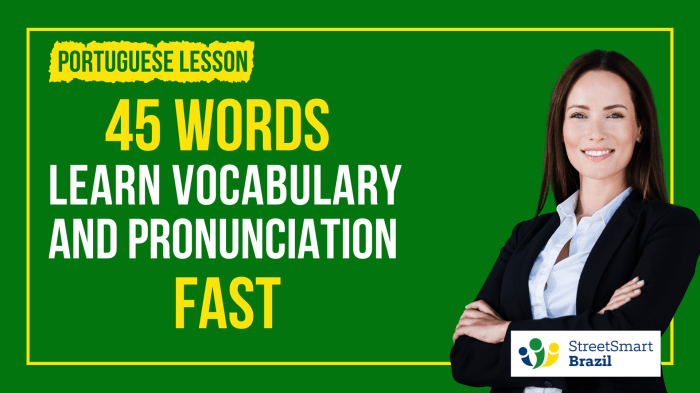 How to Learn 100 Portuguese Words in a Month