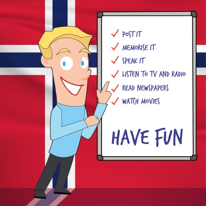 How to Learn 100 Norwegian Words in a Month