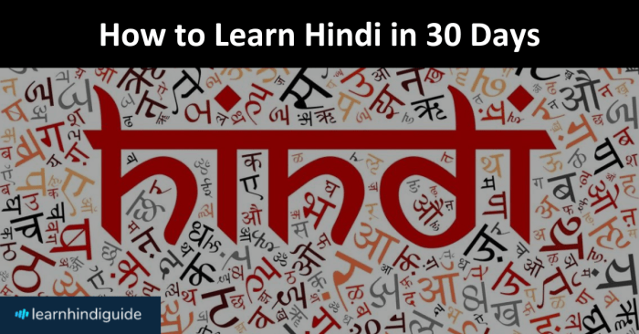 How to Learn 100 Hindi Words in a Month